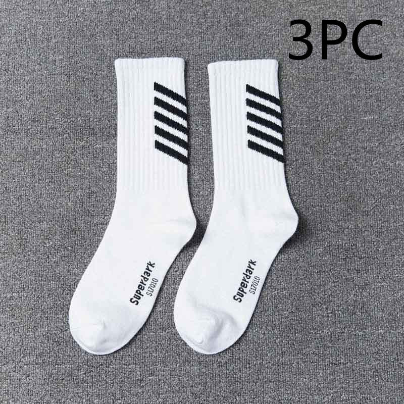 Striped Athletic Socks – Thick, Breathable Sports Socks for Gym & Outdoor