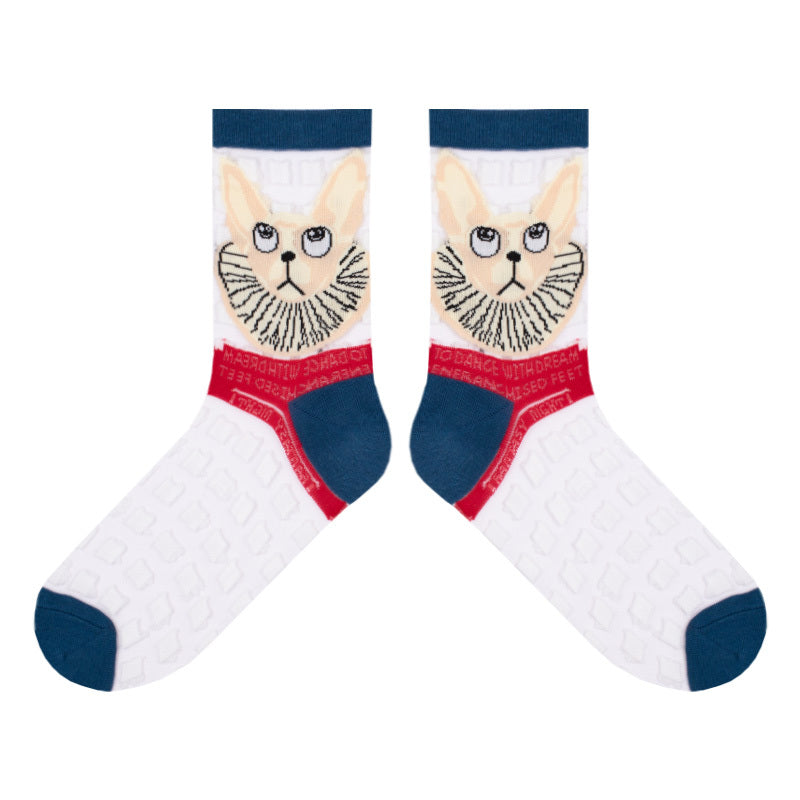 Trendy Glass Silk Socks – Summer Sheer Crystal Socks