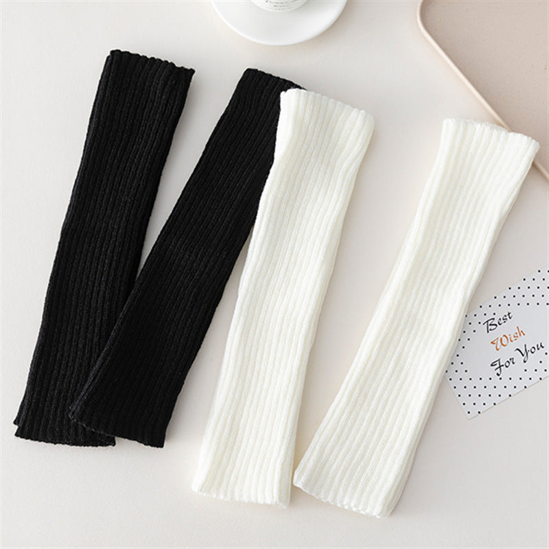 Thick Wool Knitted Calf Socks – Comfortable Mid-Tube Socks for Women