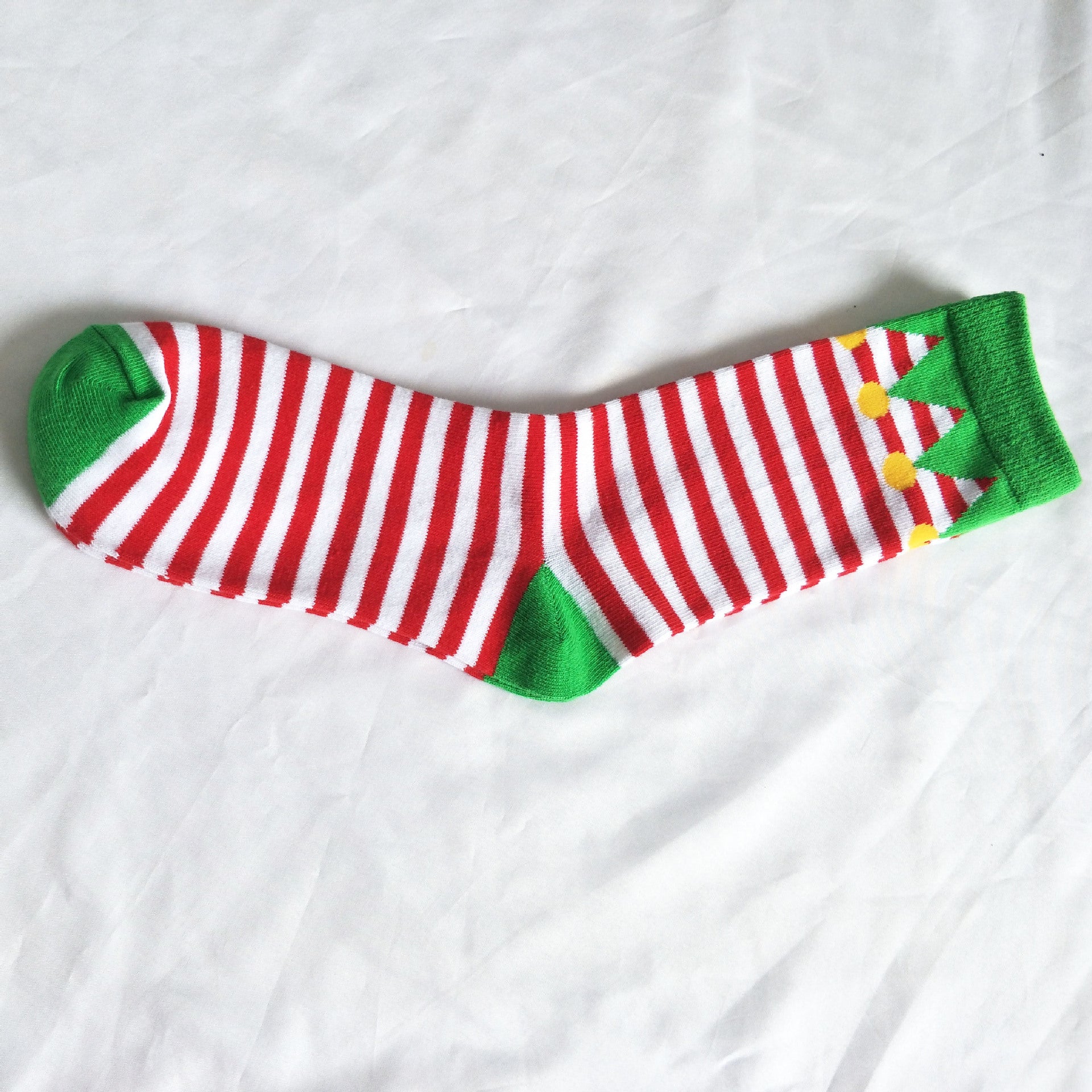Cute Elf Christmas Socks – Colorful Holiday Party Socks