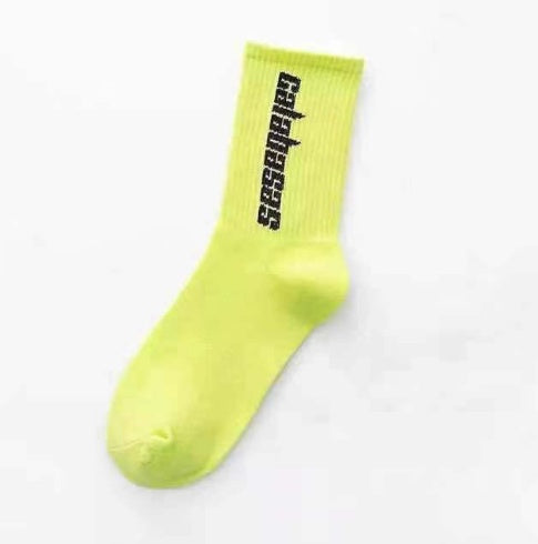 Premium Cotton Socks – English Design, Soft and Breathable