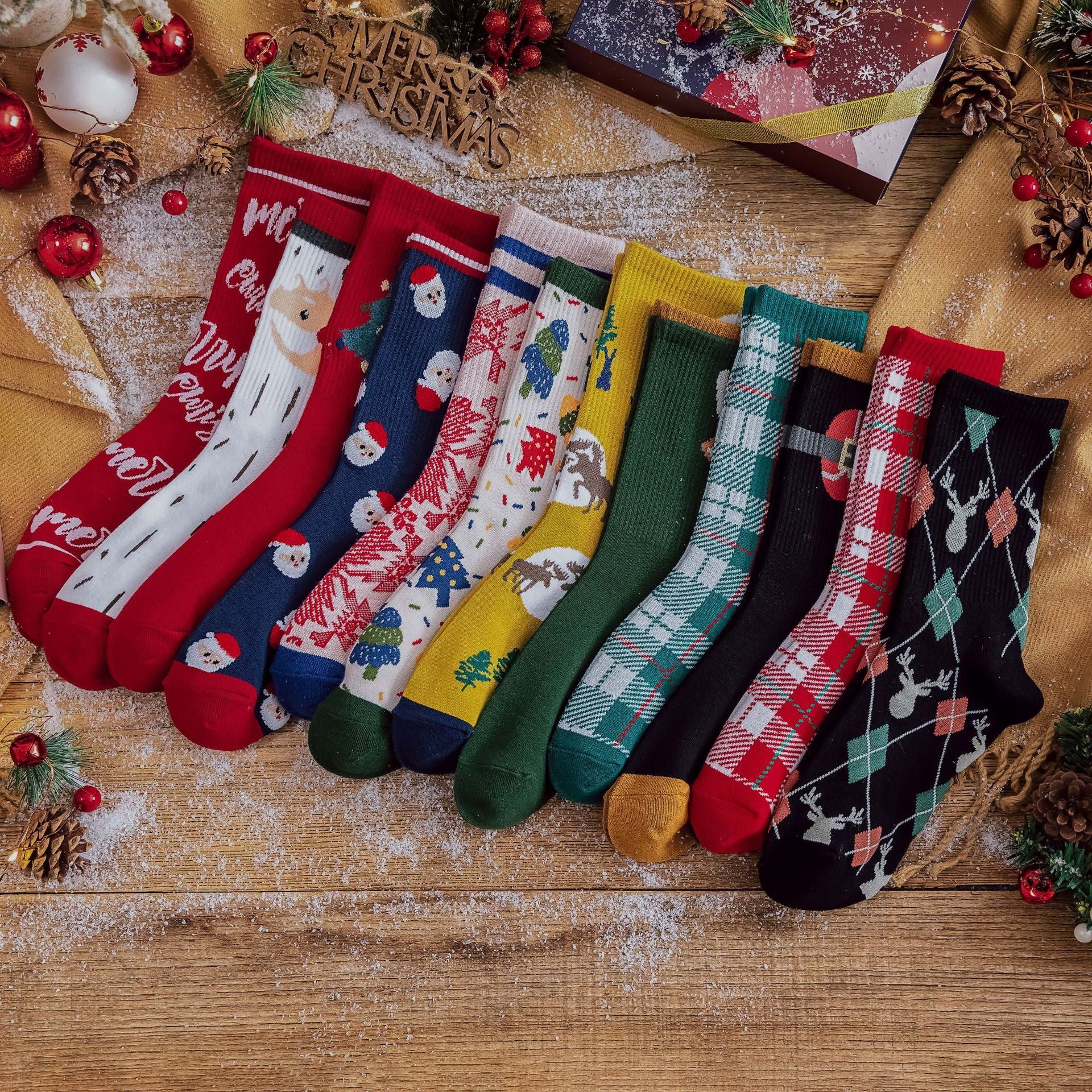 Trendy Holiday Socks – Colorful and Comfortable Fashion Socks