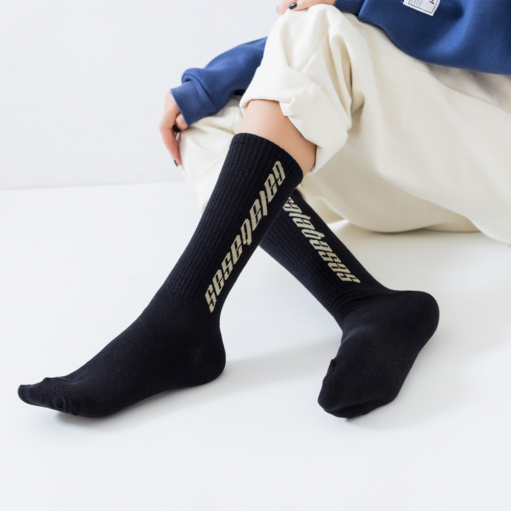 Premium Cotton Socks – English Design, Soft and Breathable