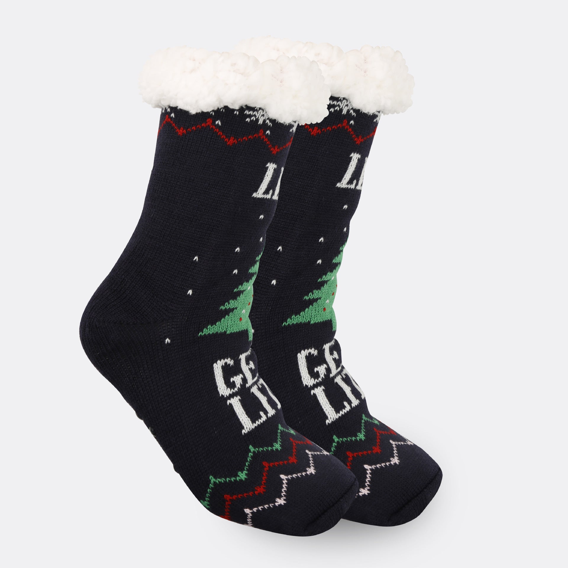 Holiday Fleece Socks – Thick, Soft, and Warm Indoor Room Wear
