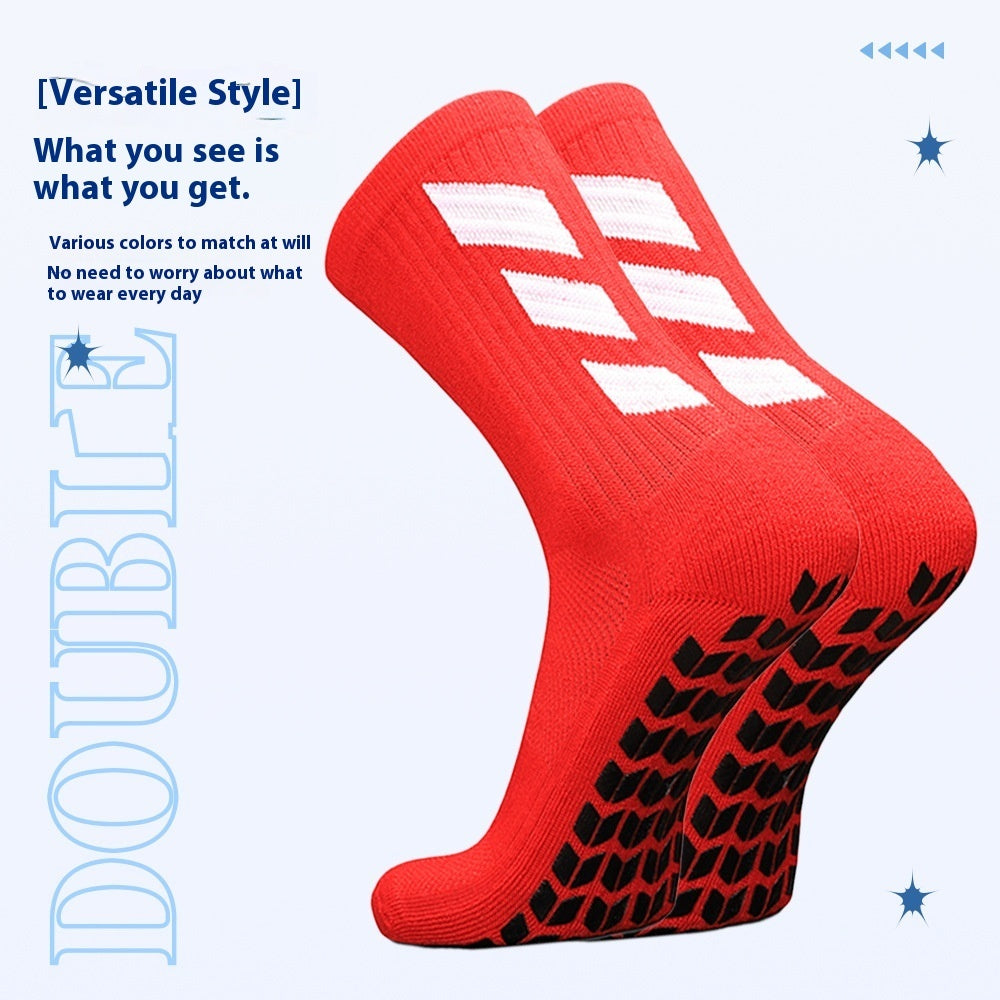 Men’s/Women’s Soccer Socks with Non-Slip Sole – Breathable & Sweat-Wicking