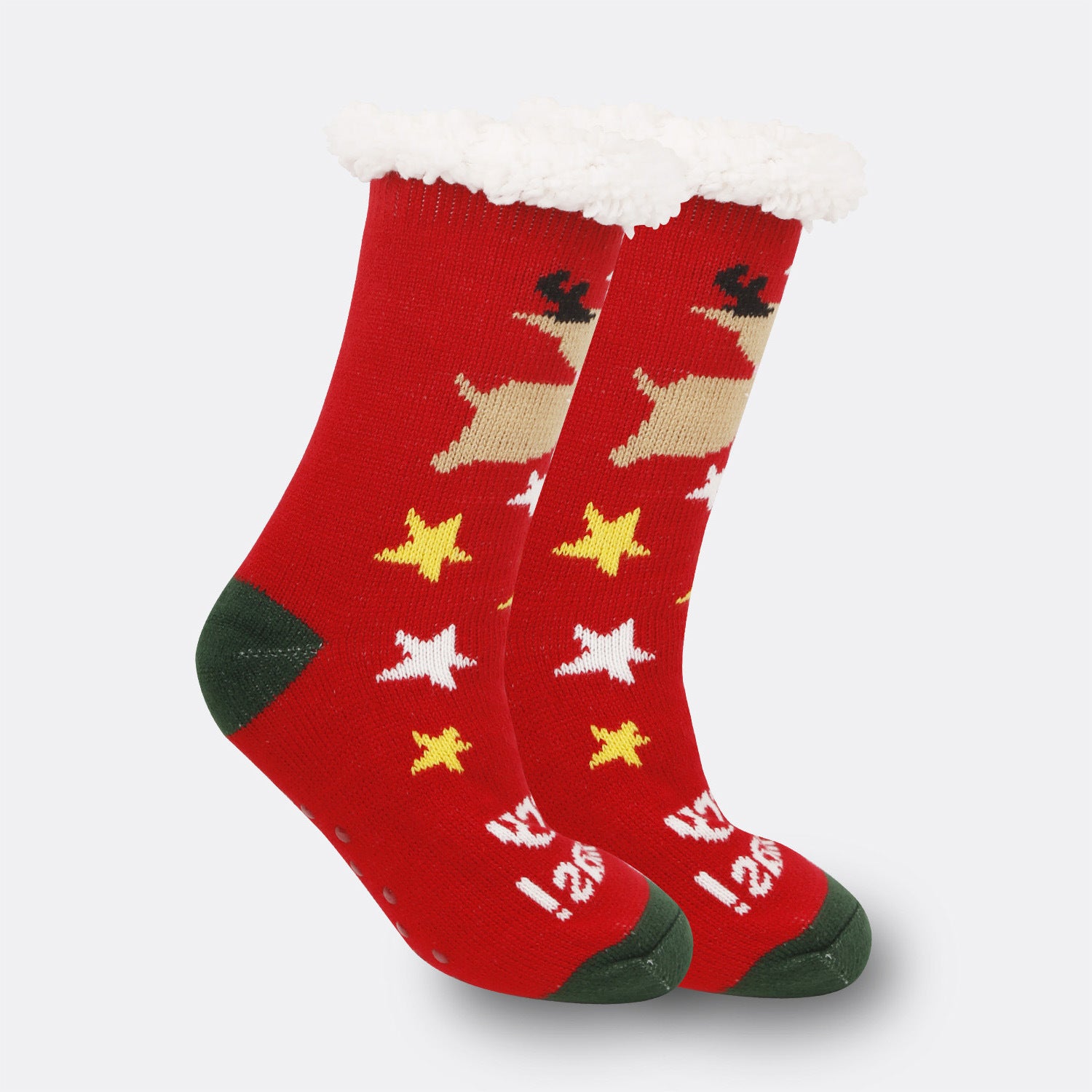 Holiday Fleece Socks – Thick, Soft, and Warm Indoor Room Wear