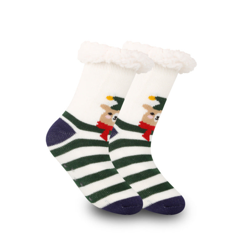 Holiday Fleece Socks – Thick, Soft, and Warm Indoor Room Wear