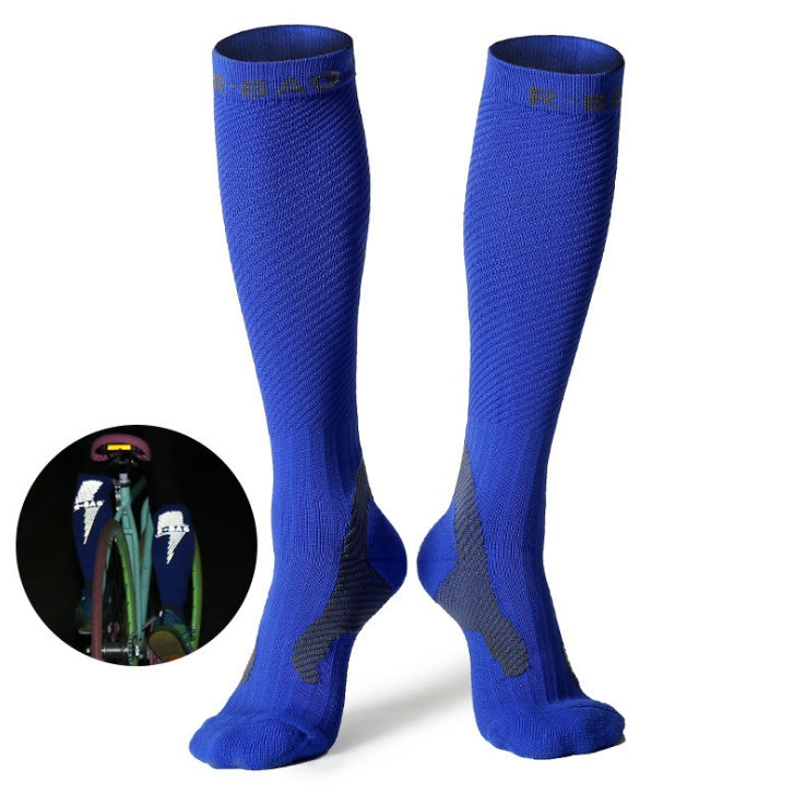 R-BAO Athletic Compression Socks – Long Tube Socks for Running & Recovery