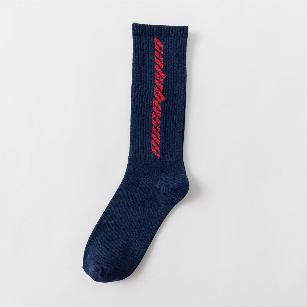 Premium Cotton Socks – English Design, Soft and Breathable