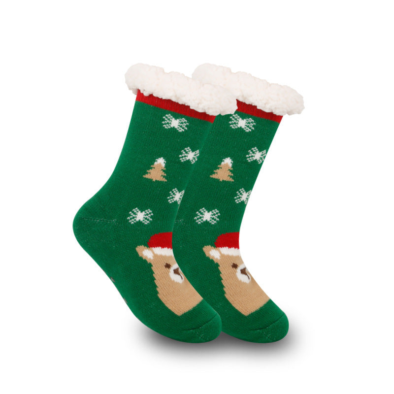 Holiday Fleece Socks – Thick, Soft, and Warm Indoor Room Wear