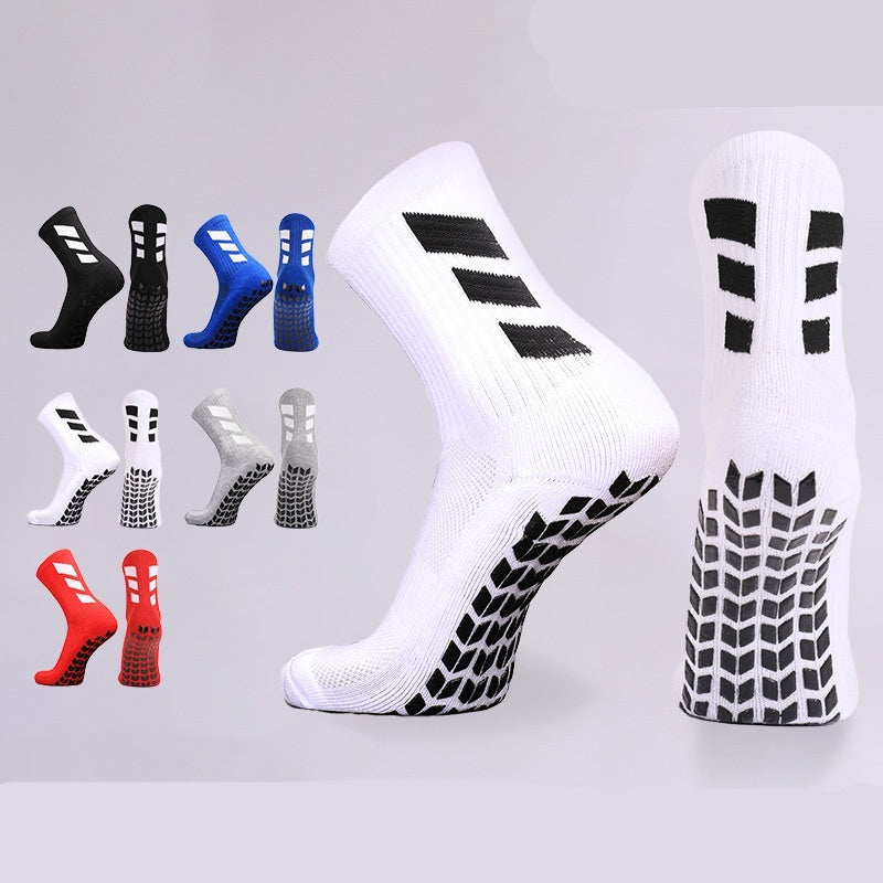 Men’s/Women’s Soccer Socks with Non-Slip Sole – Breathable & Sweat-Wicking