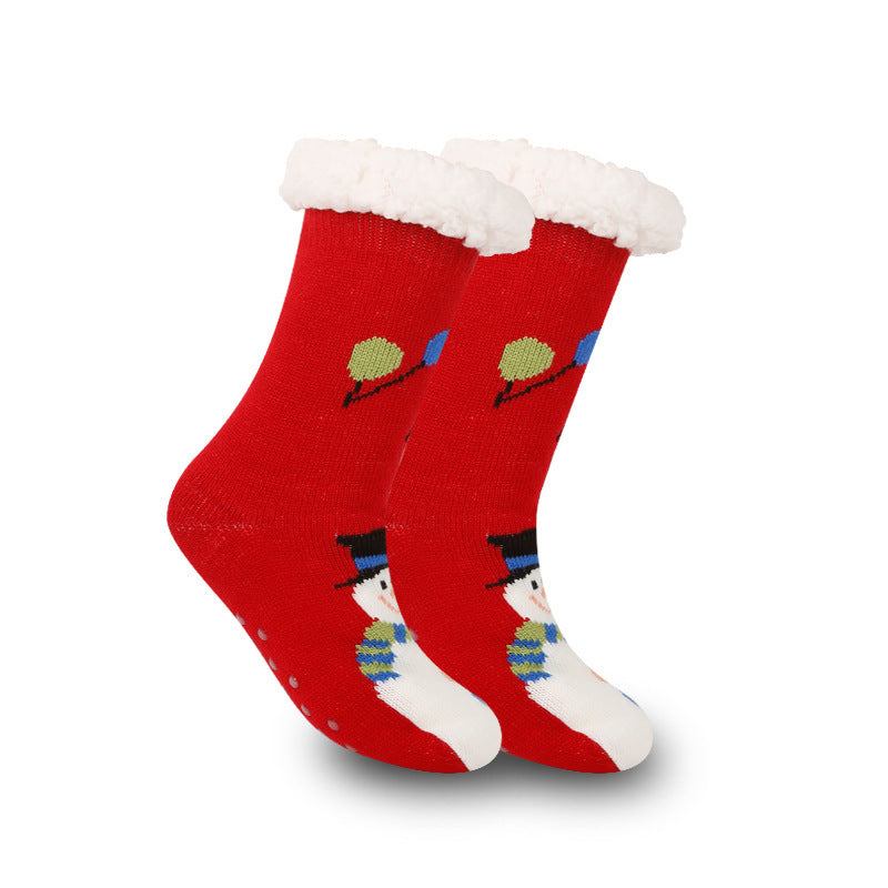 Holiday Fleece Socks – Thick, Soft, and Warm Indoor Room Wear
