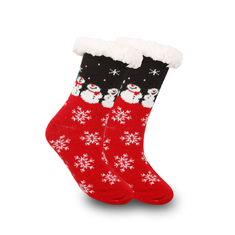 Holiday Fleece Socks – Thick, Soft, and Warm Indoor Room Wear