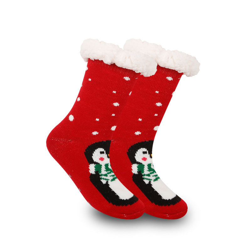 Holiday Fleece Socks – Thick, Soft, and Warm Indoor Room Wear