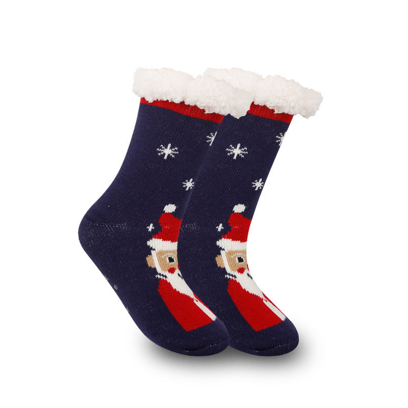 Holiday Fleece Socks – Thick, Soft, and Warm Indoor Room Wear